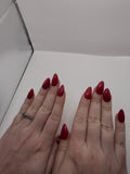 Classic cherry red nails